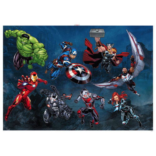 Avengers Avengers Muurstickers 100x70 cm Action - Marvel Avengers Avengers Muurstickers 100x70 cm Action - Marvel