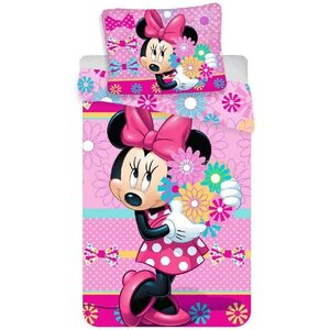 Minnie Mouse Minnie Mouse Dekbedovertrek 140 X 200 cm - Bouquet Minnie Mouse Minnie Mouse Dekbedovertrek 140 X 200 cm - Bouquet