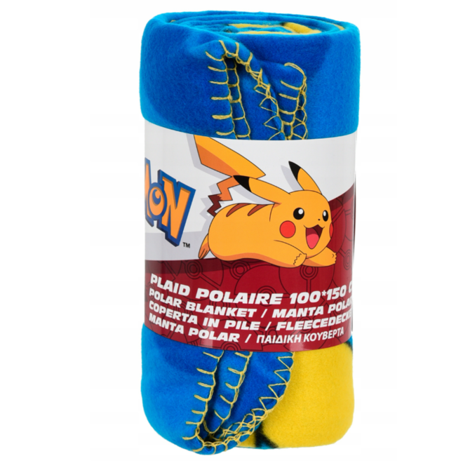 Pokemon Fleece Deken - Pikachu