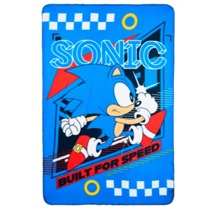 Sonic Sonic Fleece Deken - Built for Speed