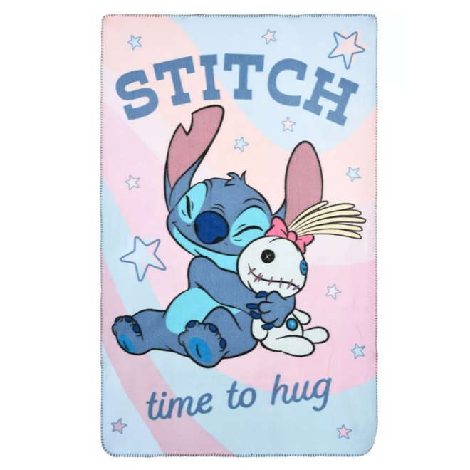 Stitch en Scrump Fleece Deken - Disney