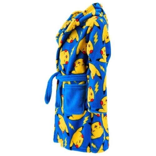 Pokemon Pokemon Badjas met Capuchon - Pikachu - Maat 104 Pokemon Pokemon Badjas met Capuchon - Pikachu - Maat 104