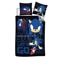 Sonic Dekbedovertrek 140 x 200 cm - Let's Go