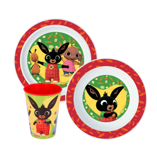 Bing Konijn Bing Konijn Kinderservies met Beker - Magnetron