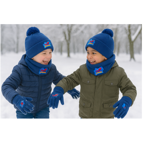 Spiderman Spiderman Winterset: Handschoenen, Muts, Colsjaal Spiderman Spiderman Winterset: Handschoenen, Muts, Colsjaal