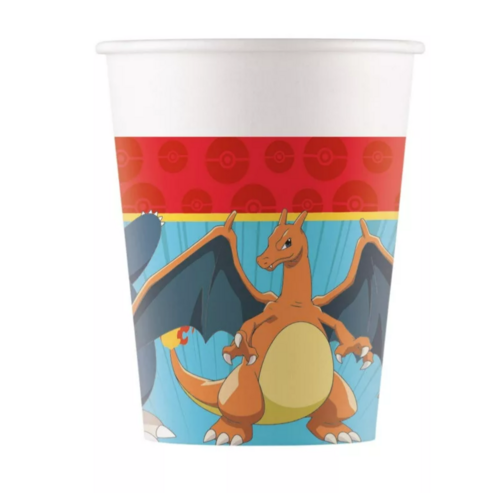 Pokemon 8 kartonnen Pokemon Bekertjes - Pikachu (FSC) Pokemon 8 kartonnen Pokemon Bekertjes - Pikachu (FSC)