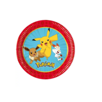 8 Pokemon Gebaksbordjes 20 cm - Pikachu (FSC)