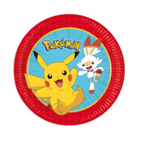 8 Pokemon Bordjes 23 cm - Pikachu (FSC)