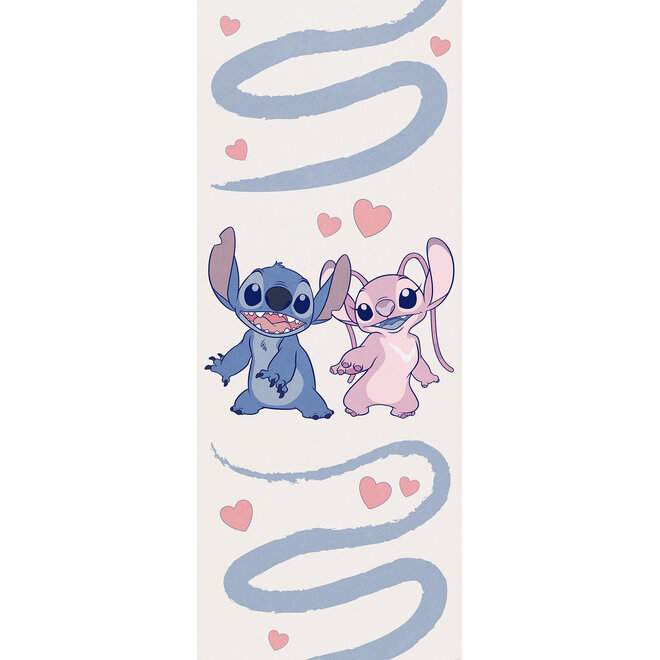 Stitch en Angel Vlies Behang - 100x250 cm - Disney