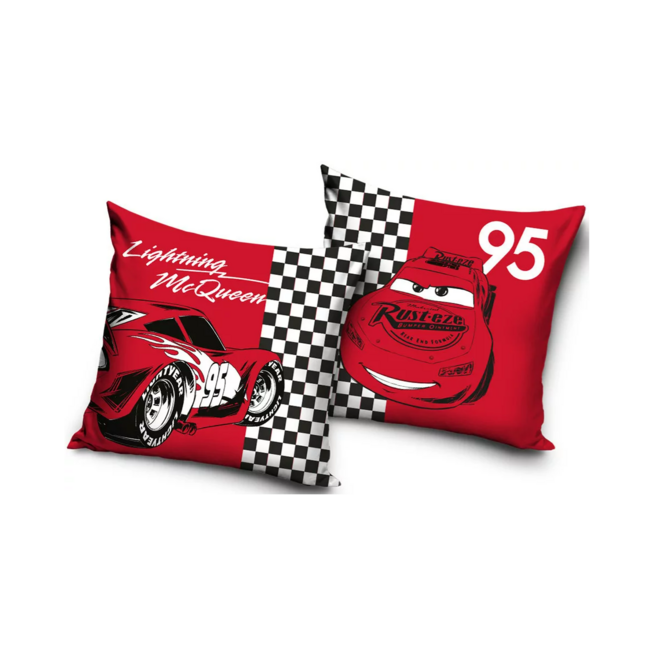 Disney Cars Kussen Rood - Dubbelzijdig - McQueen