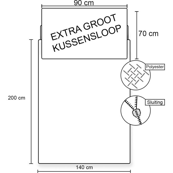 Gabby's Poppenhuis Dekbedovertrek 140 x 200 cm