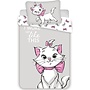 Marie Cat Baby Dekbedovertrek 100 x 135 cm - Aristocats - Grijs