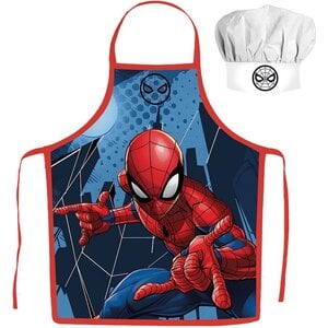 Spiderman Spiderman Keukenschort met Koksmuts - Marvel Spiderman Spiderman Keukenschort met Koksmuts - Marvel