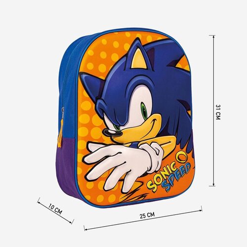 Sonic Sonic 3D Rugzak - 31 cm - Sega Sonic Sonic 3D Rugzak - 31 cm - Sega