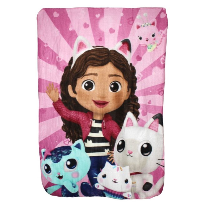 Gabby's Poppenhuis Fleece Deken
