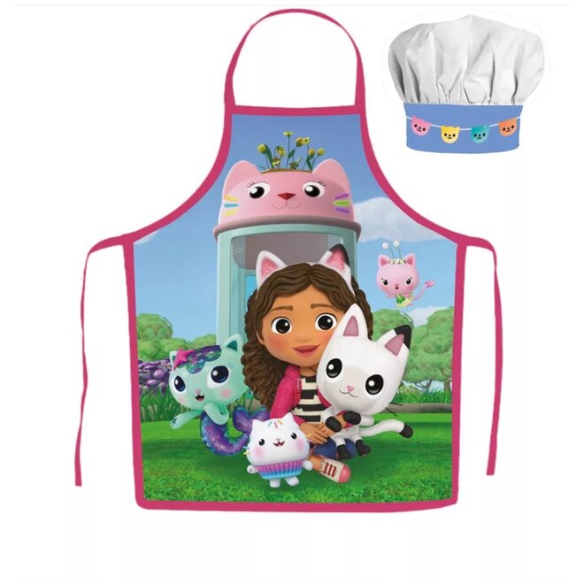 Gabby's Poppenhuis Keukenschort - Kookschort - Kokskleding