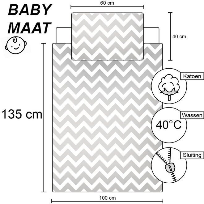 Disney Cars Baby / Peuter Dekbedovertrek 100 x 135 cm