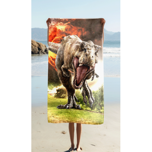 Dinosaurus / Jurassic World Jurassic World Badlaken / Strandlaken - Dinosaurus Vulcano Dinosaurus / Jurassic World Jurassic World Badlaken / Strandlaken - Dinosaurus Vulcano