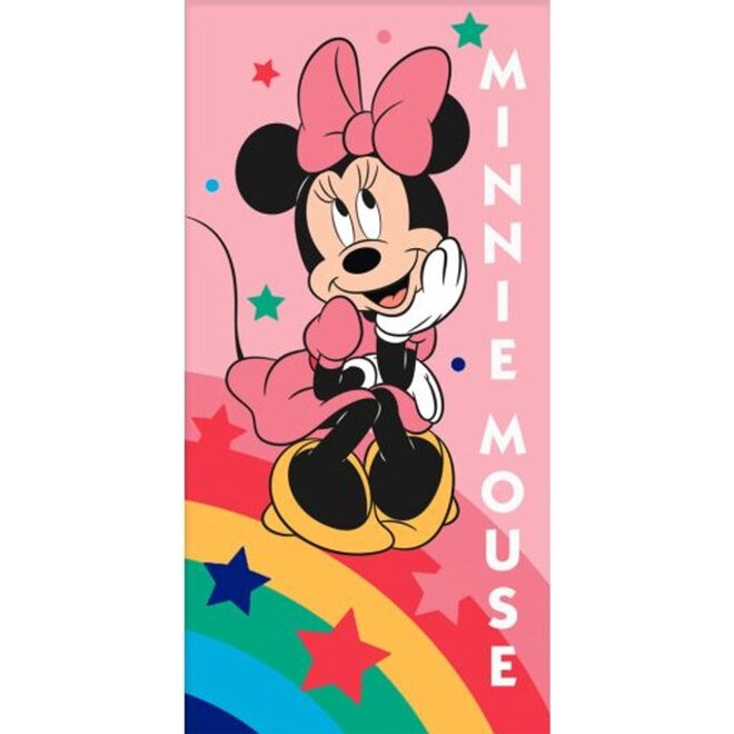 Minnie Mouse Badlaken Rainbow - Disney
