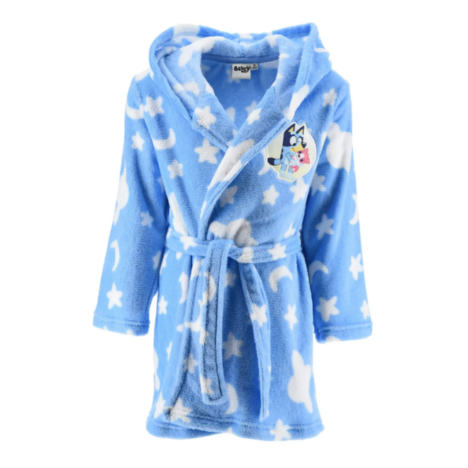 Bluey Badjas met Capuchon