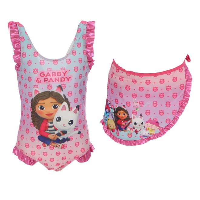 Gabby's Poppenhuis Badpak / Zwempak met Sarong