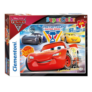 Disney Cars Disney Cars Puzzel - 104 stukjes - Clementoni Disney Cars Disney Cars Puzzel - 104 stukjes - Clementoni
