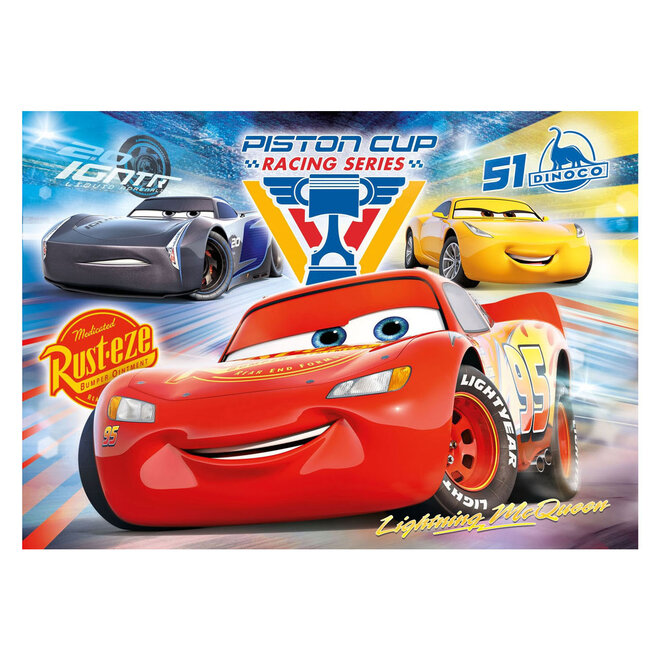 Disney Cars Puzzel - 104 stukjes - Clementoni Legpuzzel