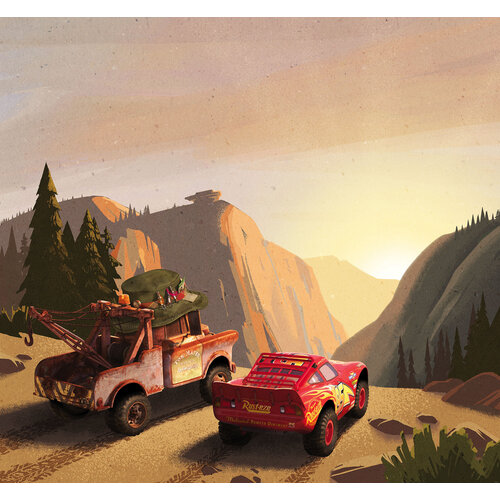 Cars Disney Cars Vlies Behang - 300x280 cm - Sundown Cars Disney Cars Vlies Behang - 300x280 cm - Sundown