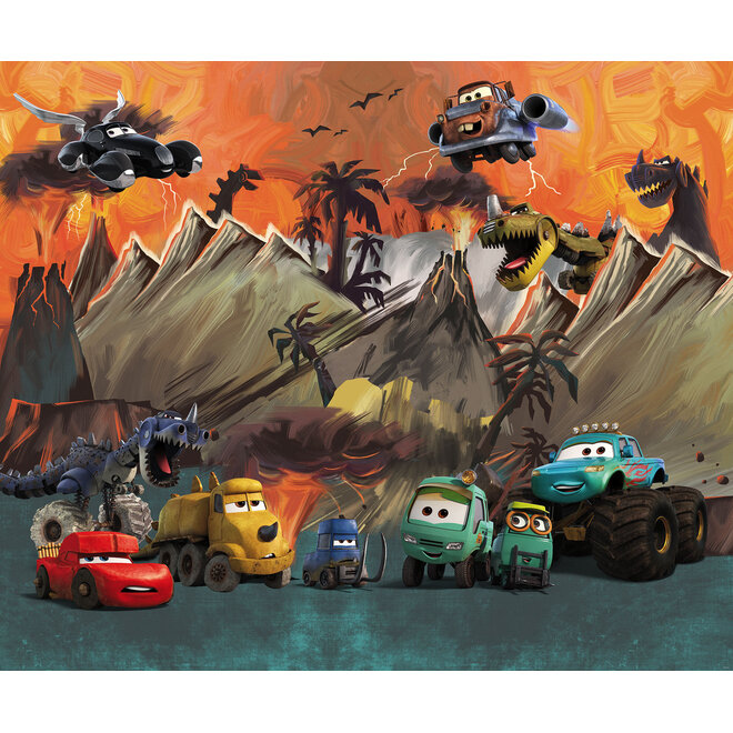 Disney Cars Vlies Behang Carosaurus - 300x250 cm