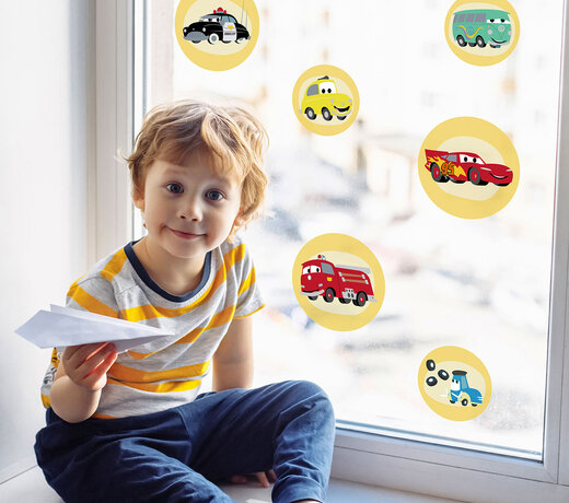 Raamstickers voor de Kinderkamer of Speelkamer