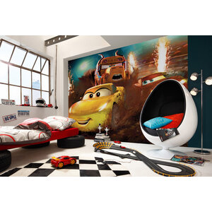 Disney Cars Disney Cars Vlies Behang Dirt Track - 350x250 cm Disney Cars Disney Cars Vlies Behang Dirt Track - 350x250 cm