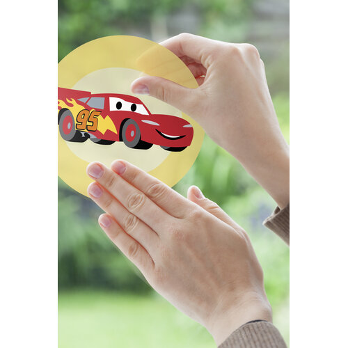 Cars Disney Cars Raamstickers - 8 Stuks Cars Disney Cars Raamstickers - 8 Stuks