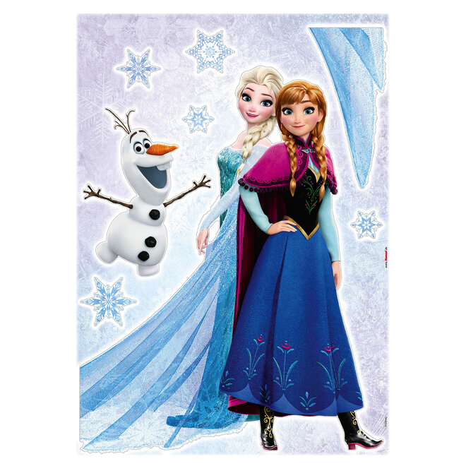 Disney Frozen Muursticker 50x70 cm - Winter Wonderland