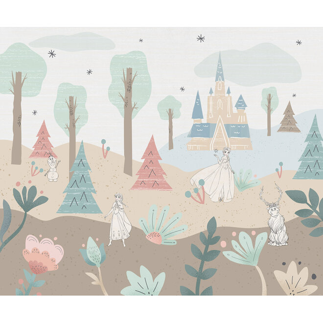 Disney Frozen Vlies Behang - 300x250 cm - Arendelle