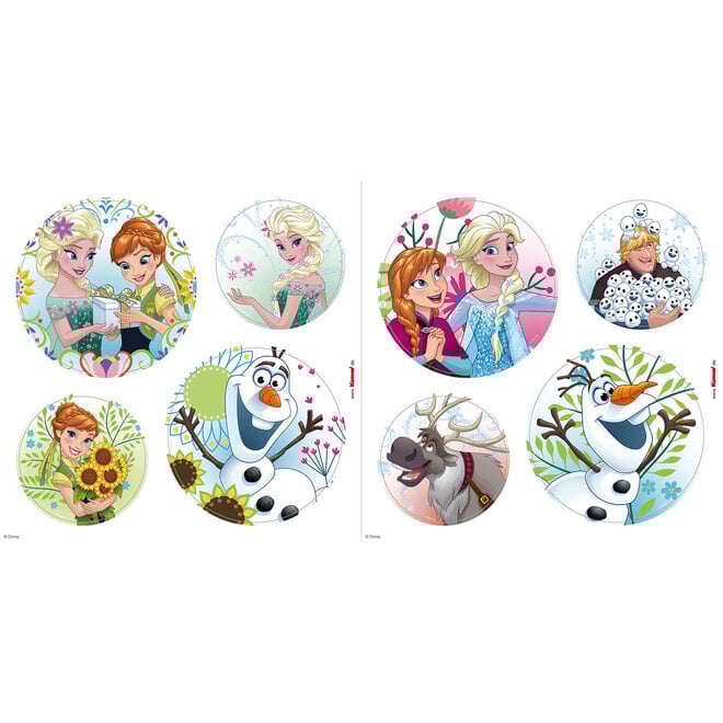 Disney Frozen Raamstickers - 8 Stuks - Lente