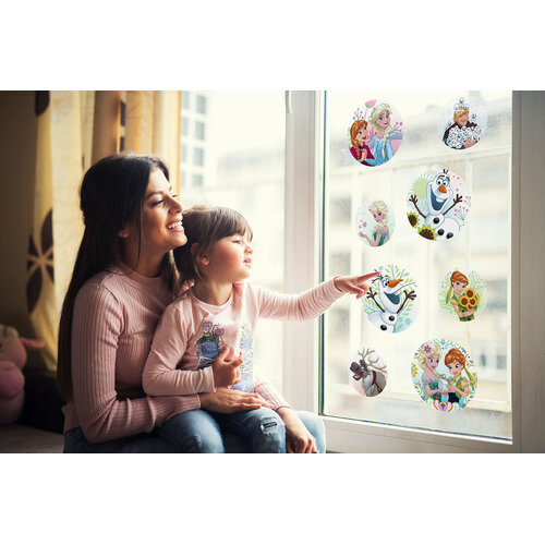 Frozen Disney Frozen Raamstickers - 8 Stuks - Lente