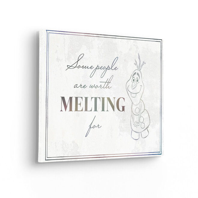 Disney Frozen Canvas - 40x30 cm - Olaf