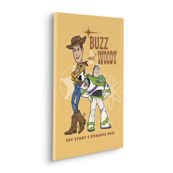 Toy Story Canvas - 40x60 cm - Woody en Buzz Lightyear
