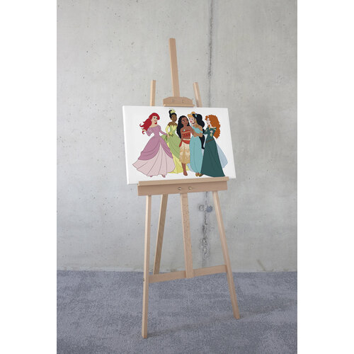 Disney Princess Disney Princess Canvas - 60x40 cm - Together
