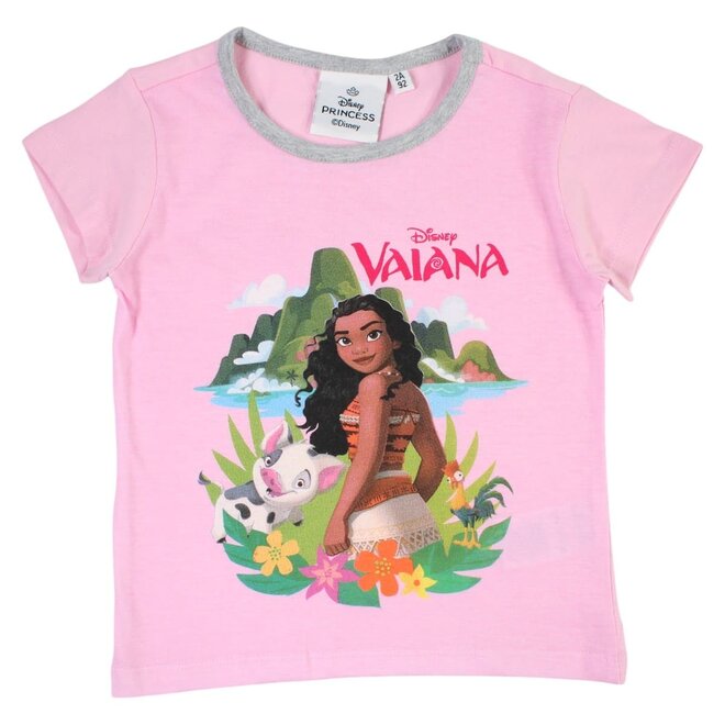 Vaiana Shortama - Roze/Grijs - Disney
