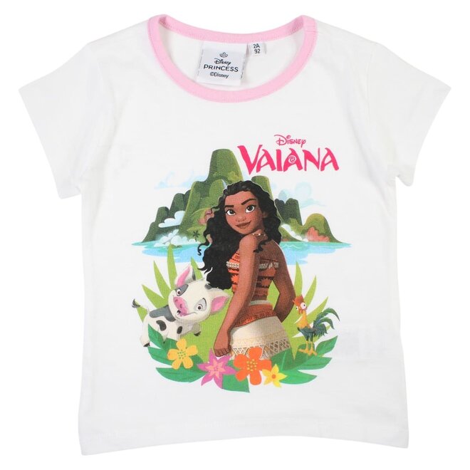 Vaiana Shortama - Wit/Roze - Disney