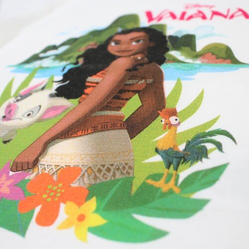 Vaiana Vaiana Shortama - Wit/Roze - Disney