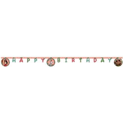 Vaiana Vaiana Letterslinger 'Happy Birthday' - FSC - Disney
