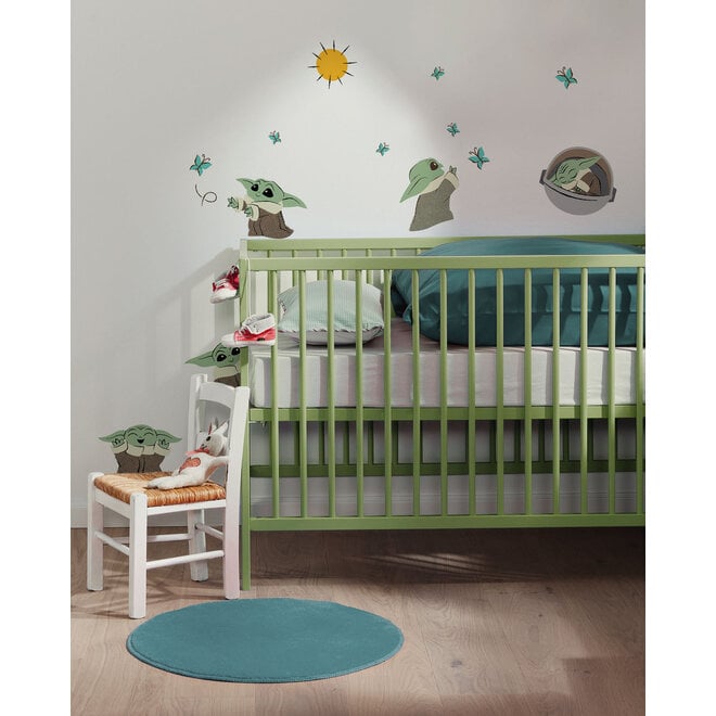 Star Wars Muurstickers - 50x70 cm - Mandalorian Grogu