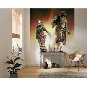 Star Wars Star Wars Vlies Behang Mandalorian Flight - 200x250 cm