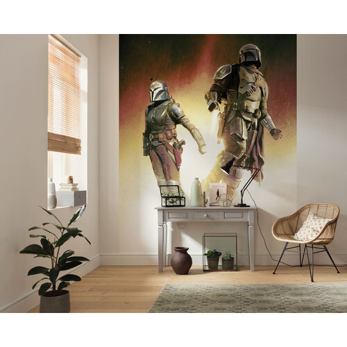 Star Wars Star Wars Vlies Behang Mandalorian Flight - 200x250 cm