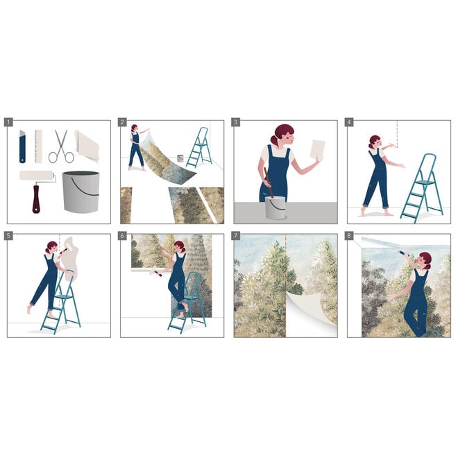 Star Wars Vlies Behang Mandalorian Flight - 200x250 cm