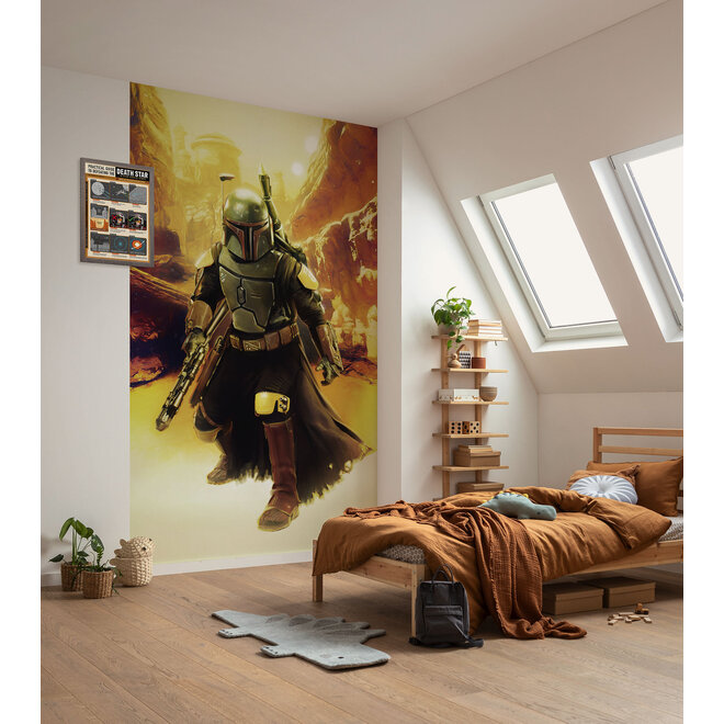 Star Wars Vlies Behang Boba Fett - 150x250 cm
