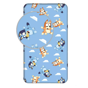 Bluey Bluey Hoeslaken 90x200 cm - Bluey en Bingo