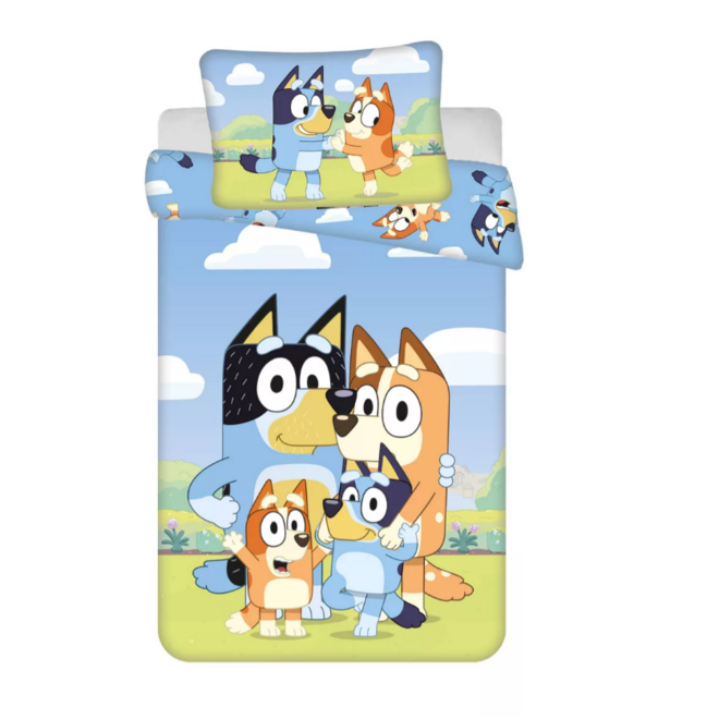 Bluey Baby Dekbedovertrek 100 x 135 cm
